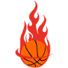 On Fire - Basketball. Gift