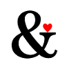 Ampersand Heart - Et Sign & Love