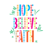 Hope Trust Faith Motivation Pattern