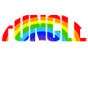 Cool Funcle Rainbow Uncle Gift