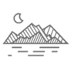 Moon & Mountains