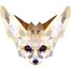 Fennec low poly