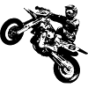 Black Motorbike