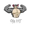 Fitness Rate - Mouse - Weightlifting - Bodybuilder