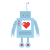 Robot heart love