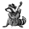Racoon Musician