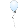 Ballon - Hellblau