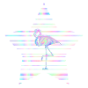Holo Flamingo