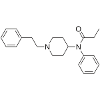 Fentanyl structural formula