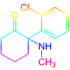 Ketamine structural formula