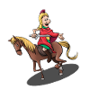 Saint Martin à cheval