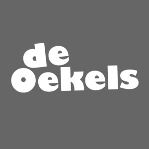 DeOekels t-shirt Logo wit