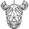 Rhino LowPoly Black & White