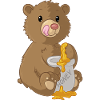 Cute cartoon bear
