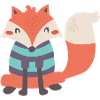 Sweet fox with Ringelpulli