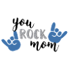 you rock mom blue version
