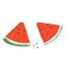 Tranches de melon d'eau