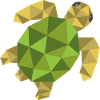 Turtle Geometric Gift Triangle Hipster