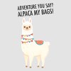 Alpaga Mes Sacs! Lama Alpaca Voyage Dicton
