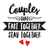Les couples qui pètent ensemble restent ensemble