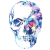 skull flowers