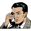 man on phone