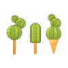 Glace au cactus