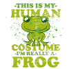 Frog carnival costume Halloween disguise