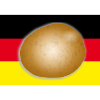 Germany flag potato