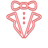 Neon Party Suit - Classic 80s Retro Neon Design
