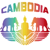 Cambodia Elephant with Buddha / Gift