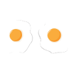 deux œufs frits