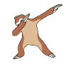 Faultier Dabbing