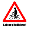 Attention cyclists