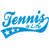 tennis is life - retro