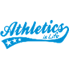 athletics is life - retro