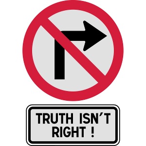 Truth isn't Right