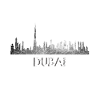 Dubai Sykline gray