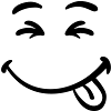 smiley face laughing