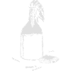 Illustration de cocktail Molotov
