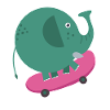 Skater elephant