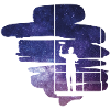 Galaxies painter gift