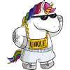 Unique Comic Einhorn