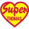 thomas super heart love heart