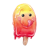 Glace à sucette aquarelle