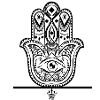 Fatimas Hand Black