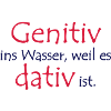 Vs. genitive. dative