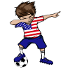 Footballeur américain Dab