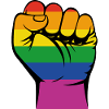 Faust im Regenbogendesign - Geschenk