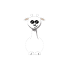Lama drôle mignon